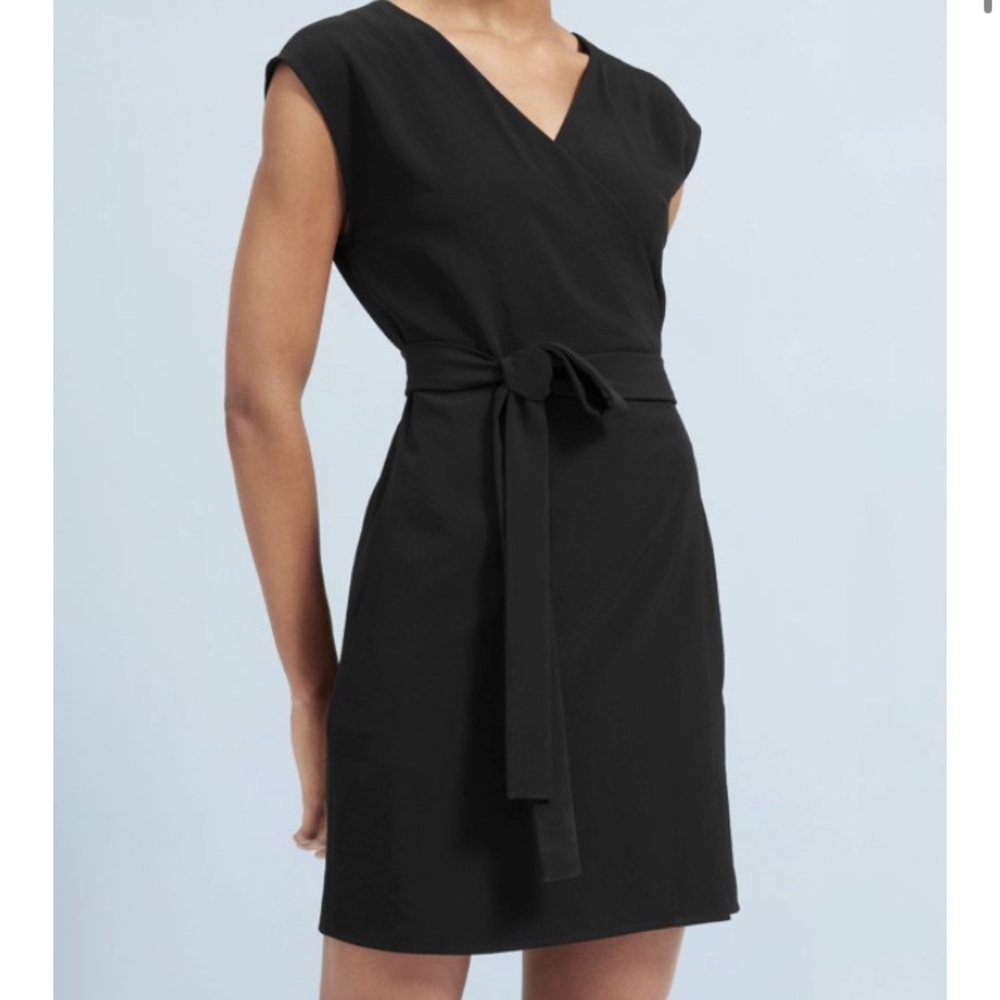 Everlane Japanese GoWeave Wrap Dress Sz 4
